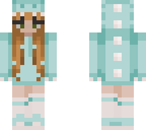 blue dino girl