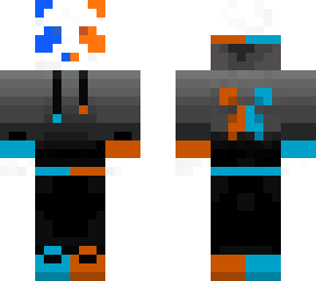blue/orange panda