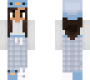 blue pajamas