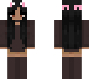 cat girl - brown dress (edit #2)