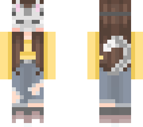 cat mask girl w/ tail