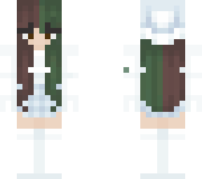 cattyunderhill with green split dye