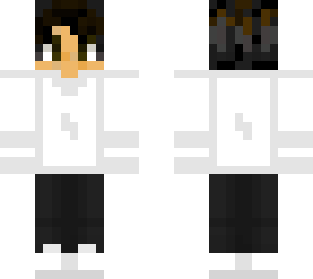 chill black & white themed character.