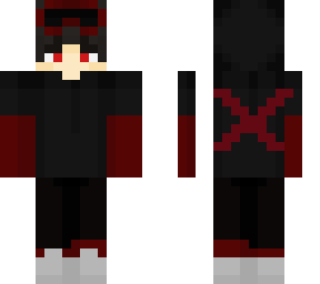 cool red and black boy