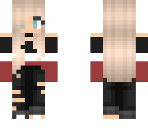 crop top red and black