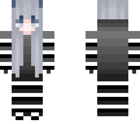 e girl in a hoodie with horns