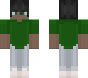 editted skin that my brother made green without armband