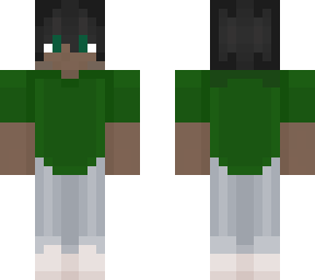 editted skin that my brother made green without armband v2