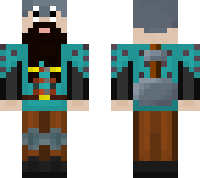 fixed plastified dwarf and made beard my own hair colour