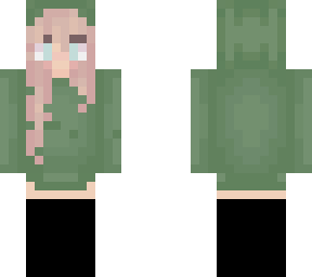girl with pepe hoodie | revamped 2.0 [thigh highs and oversized hoodie]