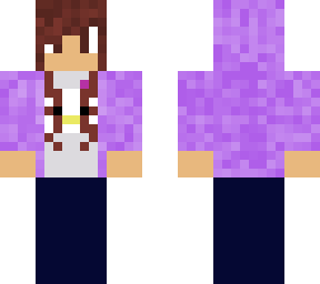 hoodie girl (purple)