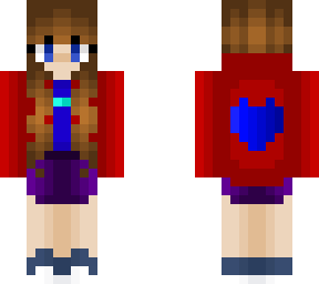 lily with red hoodie