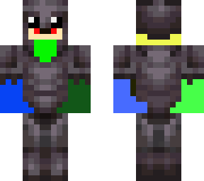 netherite with face