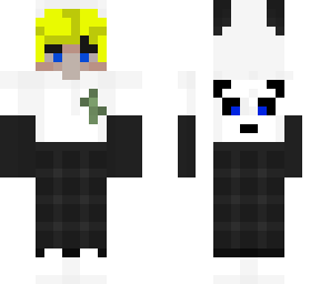 panda blonde boy