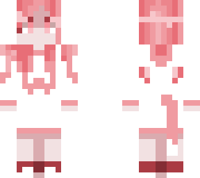 pink 'n' white cat hoodie