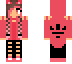 pink  wolf girl