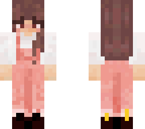 pink dungaree girl