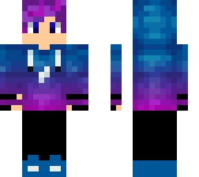 purple and blue boy