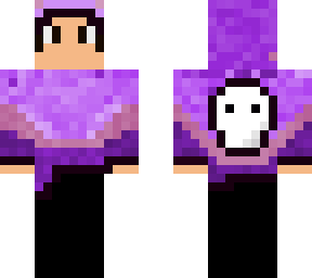 purple jacket w hood and skull fixed