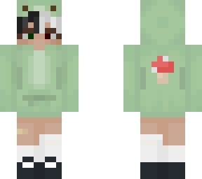 ranboo looking boy in frog costum