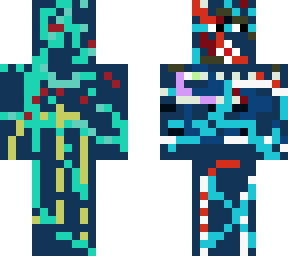 random splash of colors