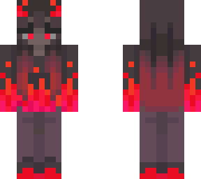 red flames