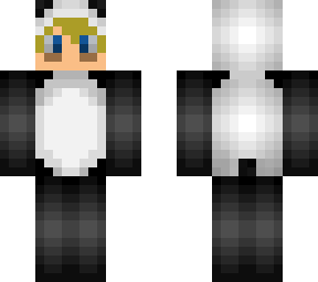 sad blond panda pijama boy