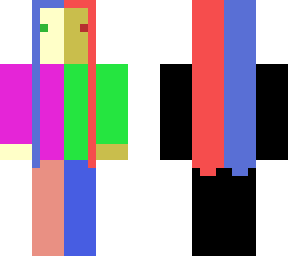 split in half