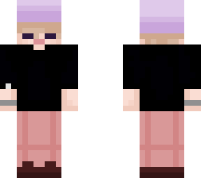 super simple skin w/ purple beanie :p