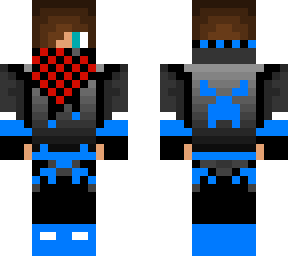 very cool gamer! blue red