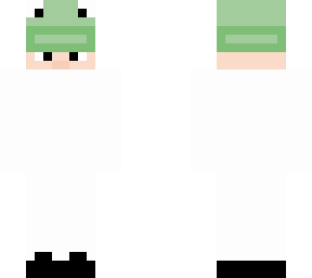 white boy with frog hat