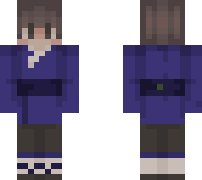 -blue kimono-