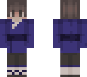 -blue kimono-