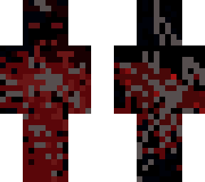 black and red steve minecraft legend