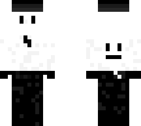 black and white