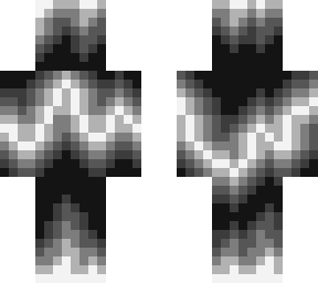 black and white techno waves
