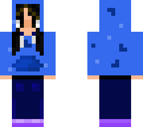 blue hoodie