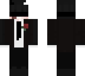 butler with blindfold