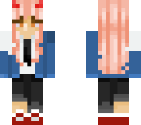 chainsaw man inspired skin