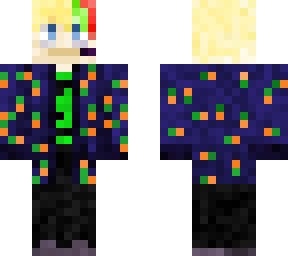 colored hair geek boy