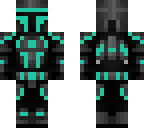 cool aqua mandalorian