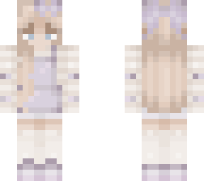 cute purple overalls with bows (credit to pxrrfume for the base <3)