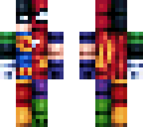 dc/marvel skin mash-up