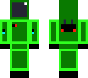 green astronaut