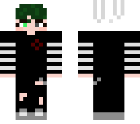 green hair bunny hat skin <3