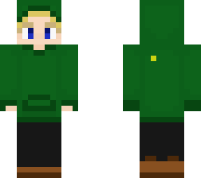 green hoodie :)