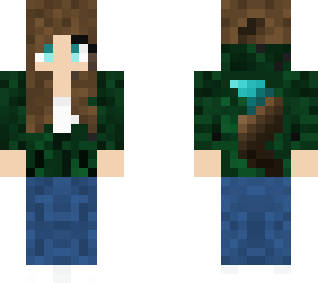 green sweatshirt my character