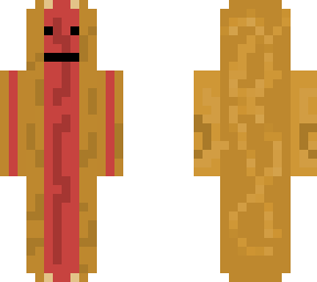 hot dog with face