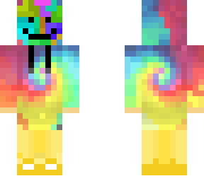 neptune9369241's tie-dye dream hoodie with tie-dye mask