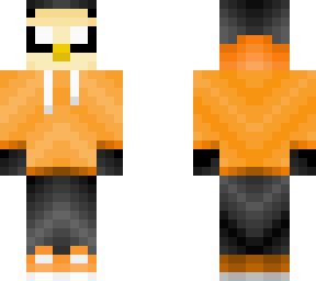 penguinplays minecraft skin (orange version)